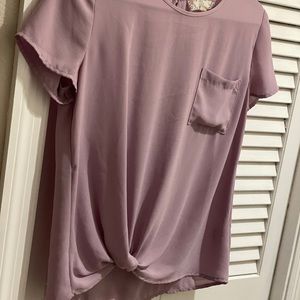 Pink rose sheer small top